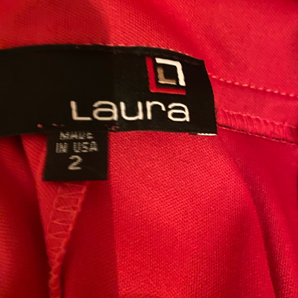 Red Asymmetrical Ruched formal Gown - Picture 9 of 10